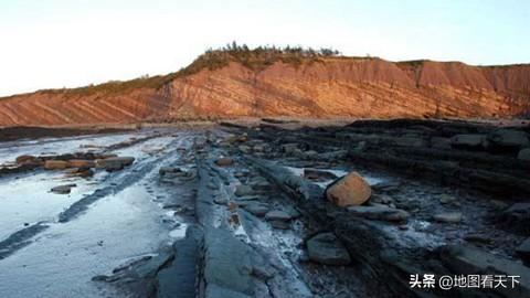 世界自然遗产名录之加拿大乔金斯化石崖壁
